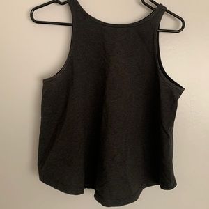 Size 6 dark gray tank top